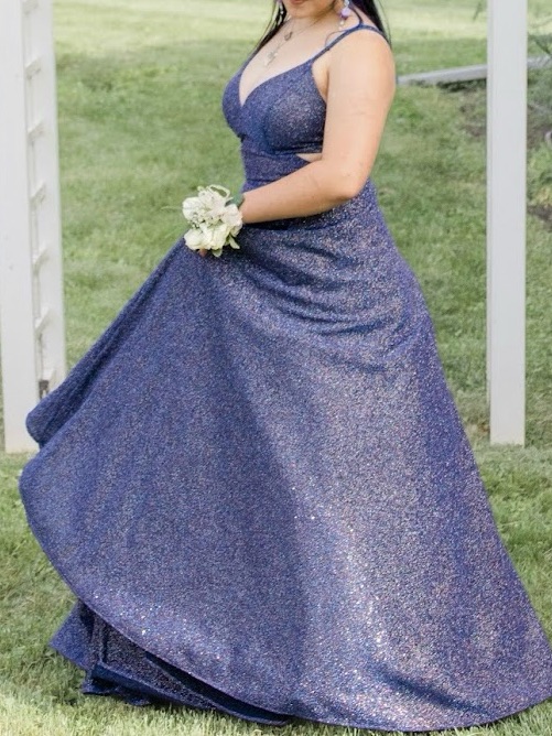 Promgirl Purple Ballgown Dress